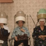 Russian old women hair dryer JPP