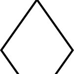draw a face on the rhombus