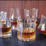 Liquor whiskey bourbon scotch glasses JPP