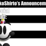 SharkoShirto’s Announcement Template