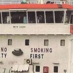 No safety smoking first