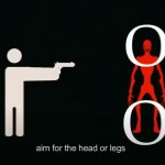 Aim for the Head or Legs