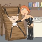 Lois tortures Stewie