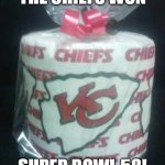 Super Bowl 58 Champs | THE CHIEFS WON; SUPER BOWL 58! | image tagged in kansas city chiefs,super bowl,super bowl 58,victory | made w/ Imgflip meme maker
