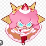 Angry Strawberry Crepe Cookie