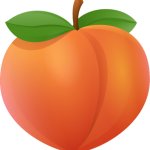 Peach emoji