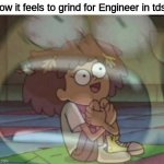 it litterly costs 4k Gems bruh | How it feels to grind for Engineer in tds : | image tagged in internal screaming amphibia,roblox | made w/ Imgflip meme maker