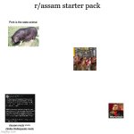 White background | r/assam starter pack; Pork is the state animal; r/assam mods >>>> r/india r/indiaspeaks mods | image tagged in white background | made w/ Imgflip meme maker