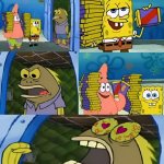 SpongeBob Chocolate (love eyes) meme