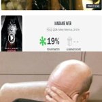 Still seeing it though. | I knew it, we shouldn't trust Sony... | image tagged in patrick stewart,star trek,marvel,madame web,rotten tomatoes | made w/ Imgflip meme maker