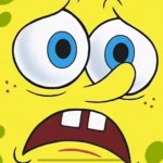 SpongeBob scared