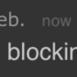 im blocking you