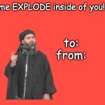 abu bakr al baghdadi valentine's day card