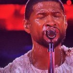 Usher Sweating