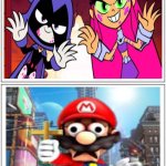 SMG4 Mario encounters Teen Titans GO! Cooties