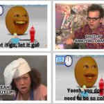 Harry and Bianca From CyberChase Tell Annoying Orange To Shut Up