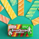 fruit stripe gum template