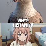 Why so different? Also: Mouse Chicken!!! | WHAT MEEP IS IN REAL LIFE; WHY? JUST WHY? AN ANIME GIRL NAMED MEEP | image tagged in anime versus realistic | made w/ Imgflip meme maker