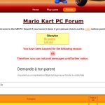 Mario Kart PC but i'm banned :( :/