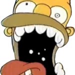 Homer Simpson Goofy Ahh Face