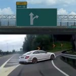 Mercedes Interstate exit drift