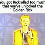 Golden Rick meme