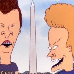 Beavis Butthead huh huh erect