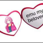 proud to be an emu simp :) | emu my beloved | image tagged in my beloved,hatsune miku,colorful,stage | made w/ Imgflip meme maker