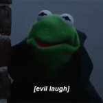 Kermit Evil Laugh GIF Template