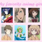 my favorite anime girls