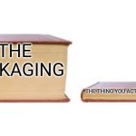 Amazon | THE PACKAGING; THE THING YOU ACTUALLY ORDERED | image tagged in big book small book,amazon | made w/ Imgflip meme maker
