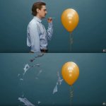 man balloon