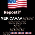 Repost if MERICAAA RAHHH meme