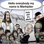 markiplier in front of immigrants