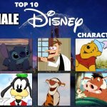 10 male disney characters