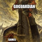 school | GOGUARDIAN; GAMES | image tagged in giant vs man | made w/ Imgflip meme maker