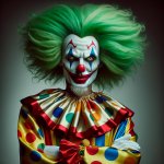 clever evil clown
