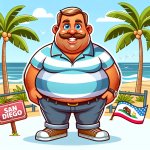 big fat guy from San Diego