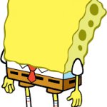 sponge no face