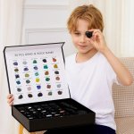 Child Perry boy geologist rock collection JPP