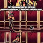 Sir Pentious insane comment