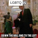 LGBTQ is Down the Hall and to the Left