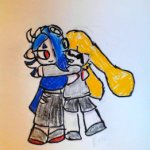 Rose hugging Shiver meme