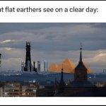 Flat earther meme