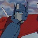 Transformers Optimus Prime is Bored template