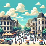 Peaceful town