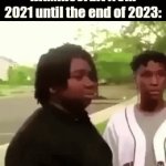 Thankfully, he returned earlier this year! | IJAMinecraft from 2021 until the end of 2023: | image tagged in gifs,2021,2023 | made w/ Imgflip video-to-gif maker