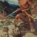 Mormon warrior with sword