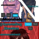 Squidward moonshade and skeebles announcement