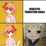 ROXIEEEEE RITCHERREERR | REALISTIC TRANSITION GOALS | image tagged in realistic transition goals format | made w/ Imgflip meme maker